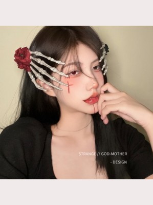Skeleton Lolita Style Hair Clips (SE01)